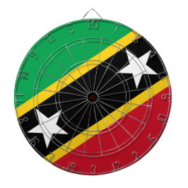 Vlag van Saint Kitts en Nevis (Caraïben) Dartbord