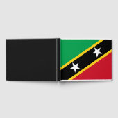 Vlag van Saint Kitts en Nevis (Caraïbisch gebied) Gastenboek (Volledig)