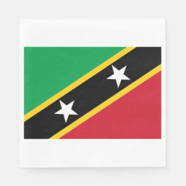 Vlag van Saint Kitts en Nevis (Caraïbisch gebied) Servet