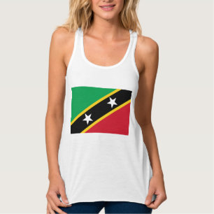 Vlag van Saint Kitts en Nevis (Caraïbisch gebied) Tanktop