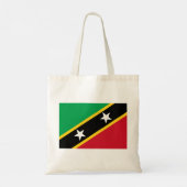 Vlag van Saint Kitts en Nevis (Caraïbisch gebied) Tote Bag (Achterkant)