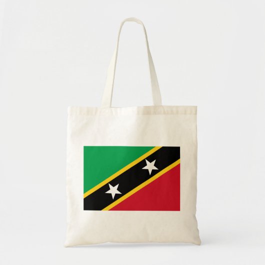 Vlag van Saint Kitts en Nevis (Caraïbisch gebied) Tote Bag (Voorkant)