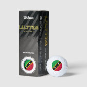 Vlag van Saint Kitts en Nevis Golfballen (Verpakking)