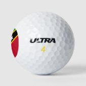 Vlag van Saint Kitts en Nevis Golfballen (Logo)