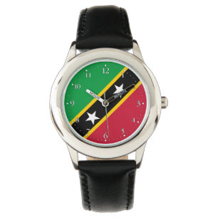 Vlag van Saint Kitts en Nevis Horloge