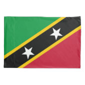 Vlag van Saint Kitts en Nevis Kussensloop (Achterkant)