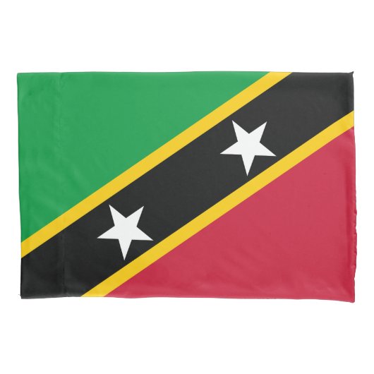 Vlag van Saint Kitts en Nevis Kussensloop (Voorkant)