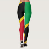 Vlag van Saint Kitts en Nevis Leggings (Achterkant)