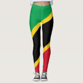 Vlag van Saint Kitts en Nevis Leggings (Voorkant)