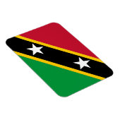 Vlag van Saint Kitts en Nevis Magneet (Rechterzijde)