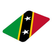 Vlag van Saint Kitts en Nevis Magneet (Linkerzijde)