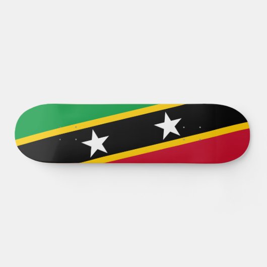 Vlag van Saint Kitts en Nevis Persoonlijk Skateboard (Horizontaal)