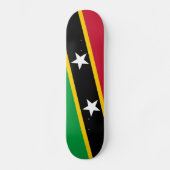 Vlag van Saint Kitts en Nevis Persoonlijk Skateboard (Voorkant)