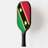Vlag van Saint Kitts en Nevis Pickleball Paddle (Links)