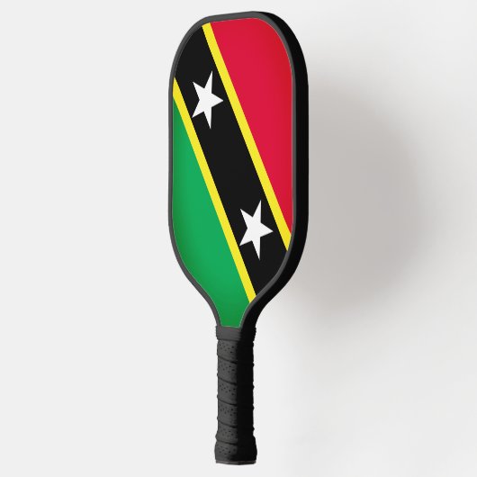 Vlag van Saint Kitts en Nevis Pickleball Paddle (Links)