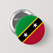 Vlag van Saint Kitts en Nevis Ronde Button 5,7 Cm (Voorkant /achterkant)