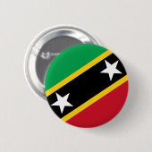 Vlag van Saint Kitts en Nevis Ronde Button 5,7 Cm (Voorkant /achterkant)