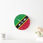 Vlag van Saint Kitts en Nevis Ronde Klok (Huis)