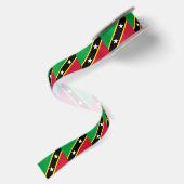 Vlag van Saint Kitts en Nevis Satijnen Lint (Achterkant)