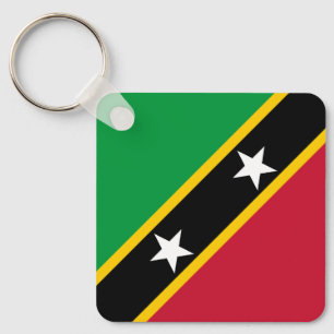 Vlag van Saint Kitts en Nevis Sleutelhanger