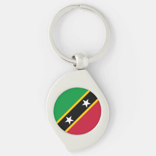 Vlag van Saint Kitts en Nevis Sleutelhanger