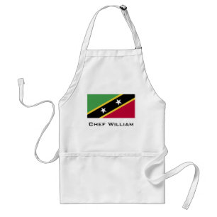 Vlag van Saint Kitts en Nevis Standaard Schort