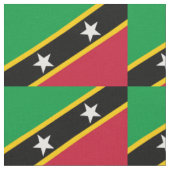 Vlag van Saint Kitts en Nevis Stof (Close Up)