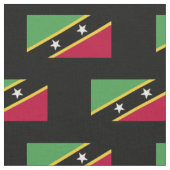 Vlag van Saint Kitts en Nevis Stof (Close Up)