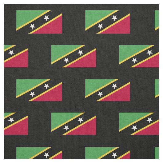 Vlag van Saint Kitts en Nevis Stof (Swatch)