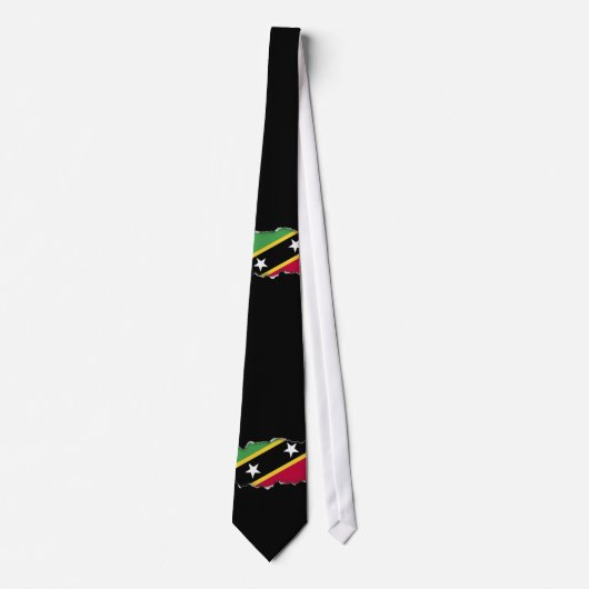 Vlag van Saint Kitts en Nevis Stropdas (Voorkant)