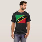 Vlag van Saint Kitts en Nevis T-shirt (Voorkant volledig)