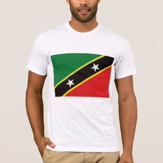 Vlag van Saint Kitts en Nevis T-shirt