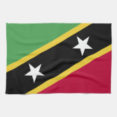 Vlag van Saint Kitts en Nevis Theedoek (Horizontaal)