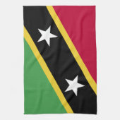 Vlag van Saint Kitts en Nevis Theedoek (Verticaal)