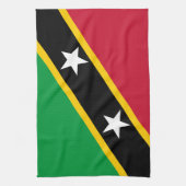 Vlag van Saint Kitts en Nevis Theedoek (Verticaal)