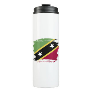 Vlag van Saint Kitts en Nevis Thermosbeker