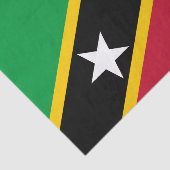 Vlag van Saint Kitts en Nevis Tissuepapier (Detail)
