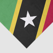 Vlag van Saint Kitts en Nevis Tissuepapier (Detail)