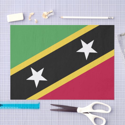 Vlag van Saint Kitts en Nevis Tissuepapier (Craft)