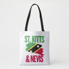 Vlag van Saint Kitts en Nevis Tote Bag