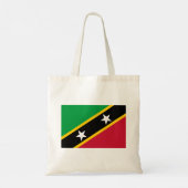 Vlag van Saint Kitts en Nevis Tote Bag (Achterkant)
