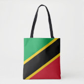 Vlag van Saint Kitts en Nevis Tote Bag (Voorkant)