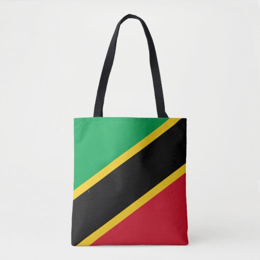 Vlag van Saint Kitts en Nevis Tote Bag (Voorkant)