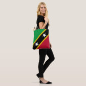 Vlag van Saint Kitts en Nevis Tote Bag (Op model)