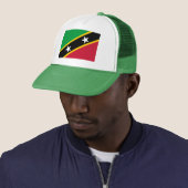 Vlag van Saint Kitts en Nevis Trucker Pet (In situ)