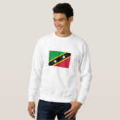 Vlag van Saint Kitts en Nevis Trui (Voorkant volledig)