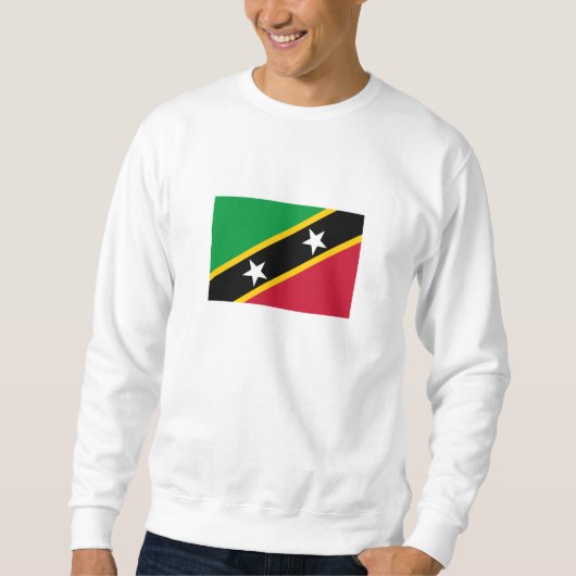 Vlag van Saint Kitts en Nevis Trui (Voorkant)