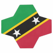Vlag van Saint Kitts en Nevis Voetbal (Enkel)