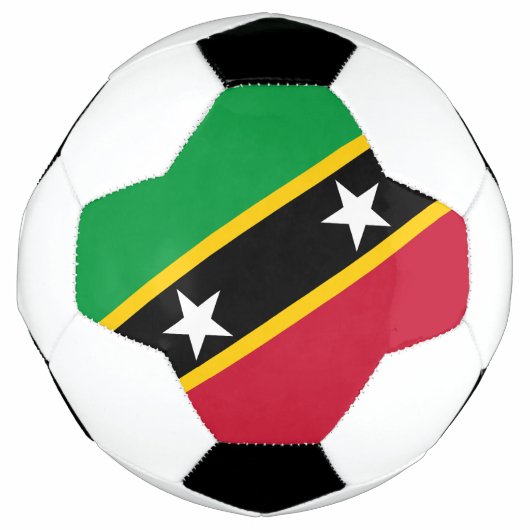 Vlag van Saint Kitts en Nevis Voetbal (Voorkant)