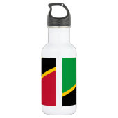 Vlag van Saint Kitts en Nevis Waterfles (Achterkant)